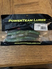 Power Team Lures Food Chain Tube Susky Slayer Purple Flake Fishing 1ea 8 Ct-NEW