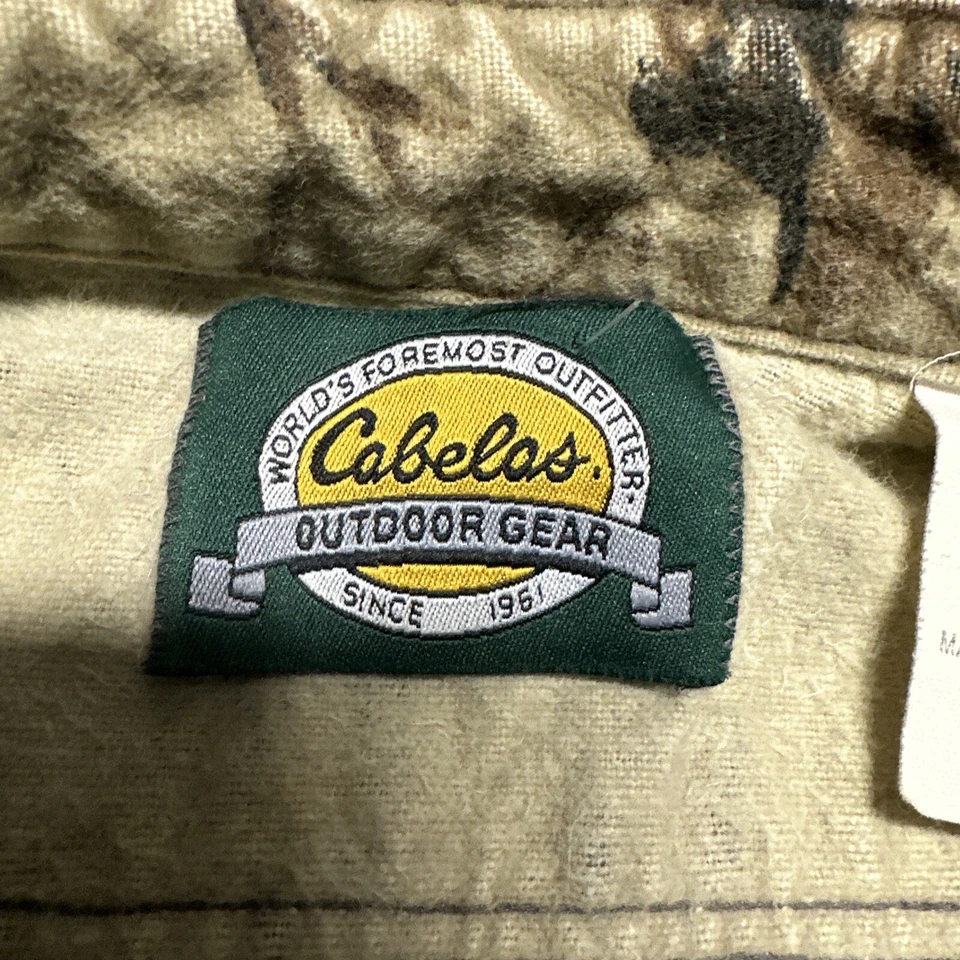 Vintage Cabelas USA Men's 2XL Tall Realtree Camo Long Sleeve Button Up Shirt - Image 3 of 4