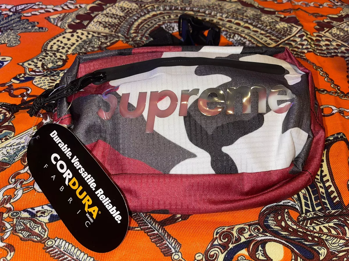 Supreme Waist Bag Red Camo SS21