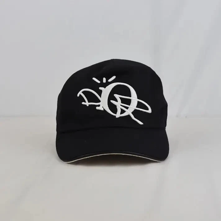 Taille Dior : Chapeau tissé L/M. en noir neuf avec étiquettes