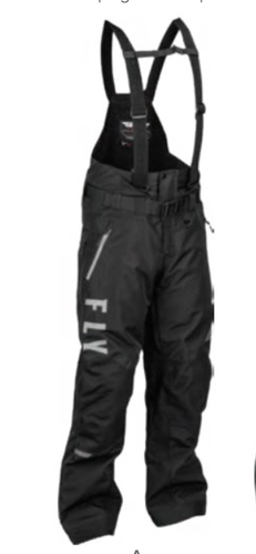 FLY RACING MEN'S FLY CARBON SNOWMOBILE BIBS 3X | eBay