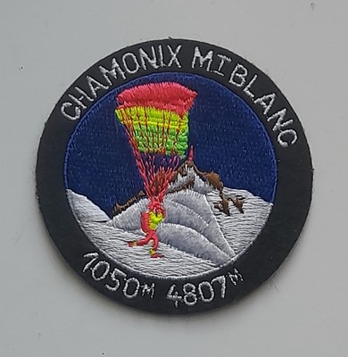 Gesticktes Wappen von Chamonix-Mont-Blanc (74)