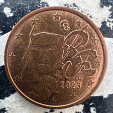Frankreich 2-Eurocent M&uuml;nze France 2023 Umlaufm&uuml;nze Sammelm&uuml;nze Kursm&uuml;nze