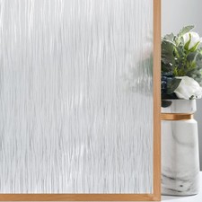 VELIMAX Frosted Window Privacy Film Non Adhesive Window Cling Removable Glass...