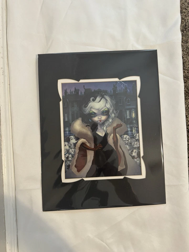 Nuevo Disney Wonderground Gallery Cruella impresión de lujo por Jasmine Becket-Griffith Foto 3 de 4
