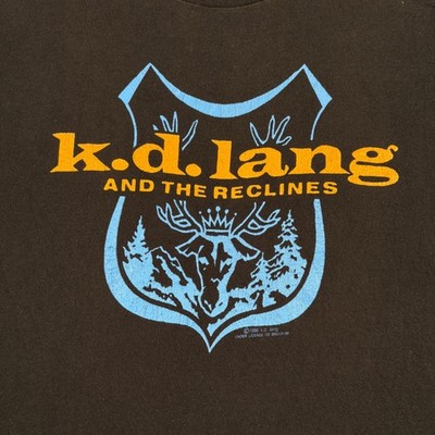 Vintage 1989 K.D. Lang and the Reclines Tour Brockum T-Shirt Men