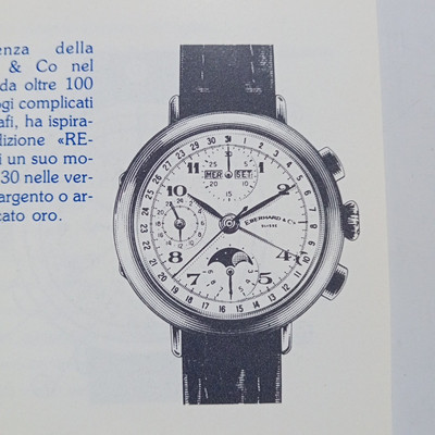 Eberhard & Co., Bedienungsanleitung - Instruction Booklet Chrono Moon Phase