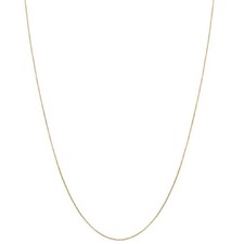 10k Yellow Gold Box Chain 18-inch