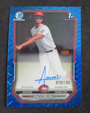 Angel Nunez Bowman Chrome 2026 Blue /150 Auto