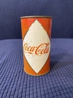 Vintage Coca-Cola 12oz Steel Soda Can Diamond Logo Red White Coke Flat Top