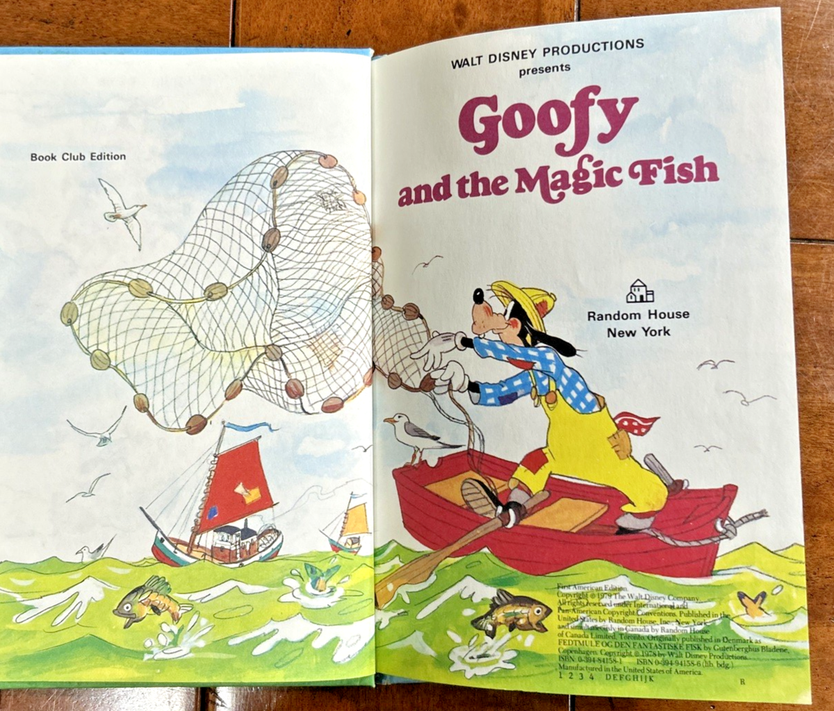 Vintage Disney's Wonderful World of Reading Book- Goofy and the