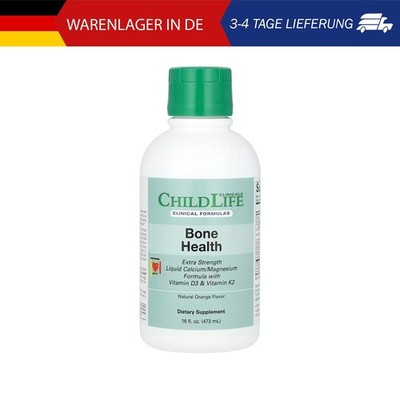 ChildLife Clinicals, Liquid Calcium/Magnesium Formula with Vitamin D3 & Vitamin