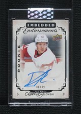 2018-19 Clear Cut Embedded Endorsements Rookies 86/99 Dennis Cholowski Auto 0c6