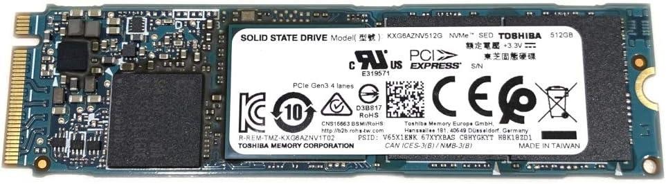 KIOXIA KXG6AZNV512G 512GB NVMe M.2 SSD – 3.3V PCIe Gen3 | eBay
