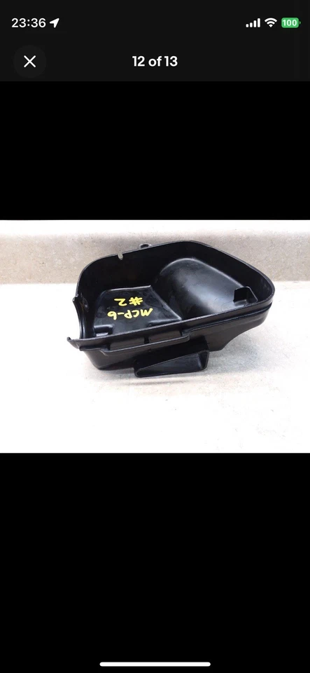 Carcasa de filtro de aire de colección 1972-1975 Honda XL250 XL 250 Motorsport MCP-6 #2 Foto 2 de 4