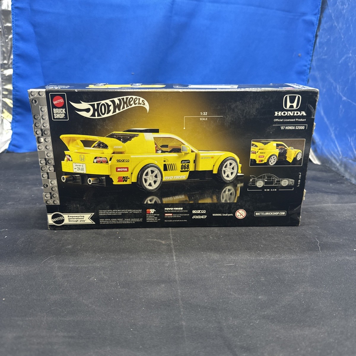 Mattel Brick Shop Hot Wheels Speed Series Custom '07 Honda S2000