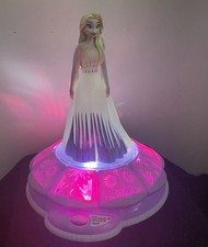 Disney Frozen Princess Elsa Light Room Glow Night Light Talking Singing Works