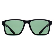 Prada Sport Sunglasses PS05YS DG006U Black Rubber Tuning Dark Green