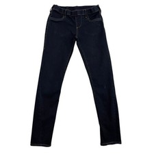 True Religion  Casey Leggings Youth Girls Large Blue Pull On Pants Dark Wash