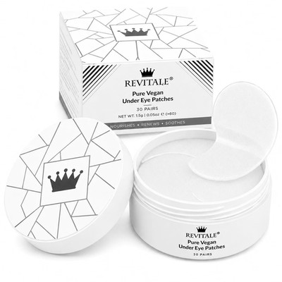 Revitale Pure Under Eye Patches Gel 30 Pairs Hyaluronic Acid Niacinamide Retinol