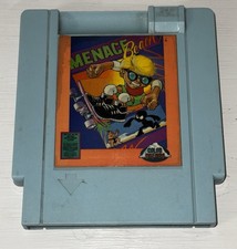 Menace Beach Nintendo NES Cartridge Former Rental - Authentic Rare Tested