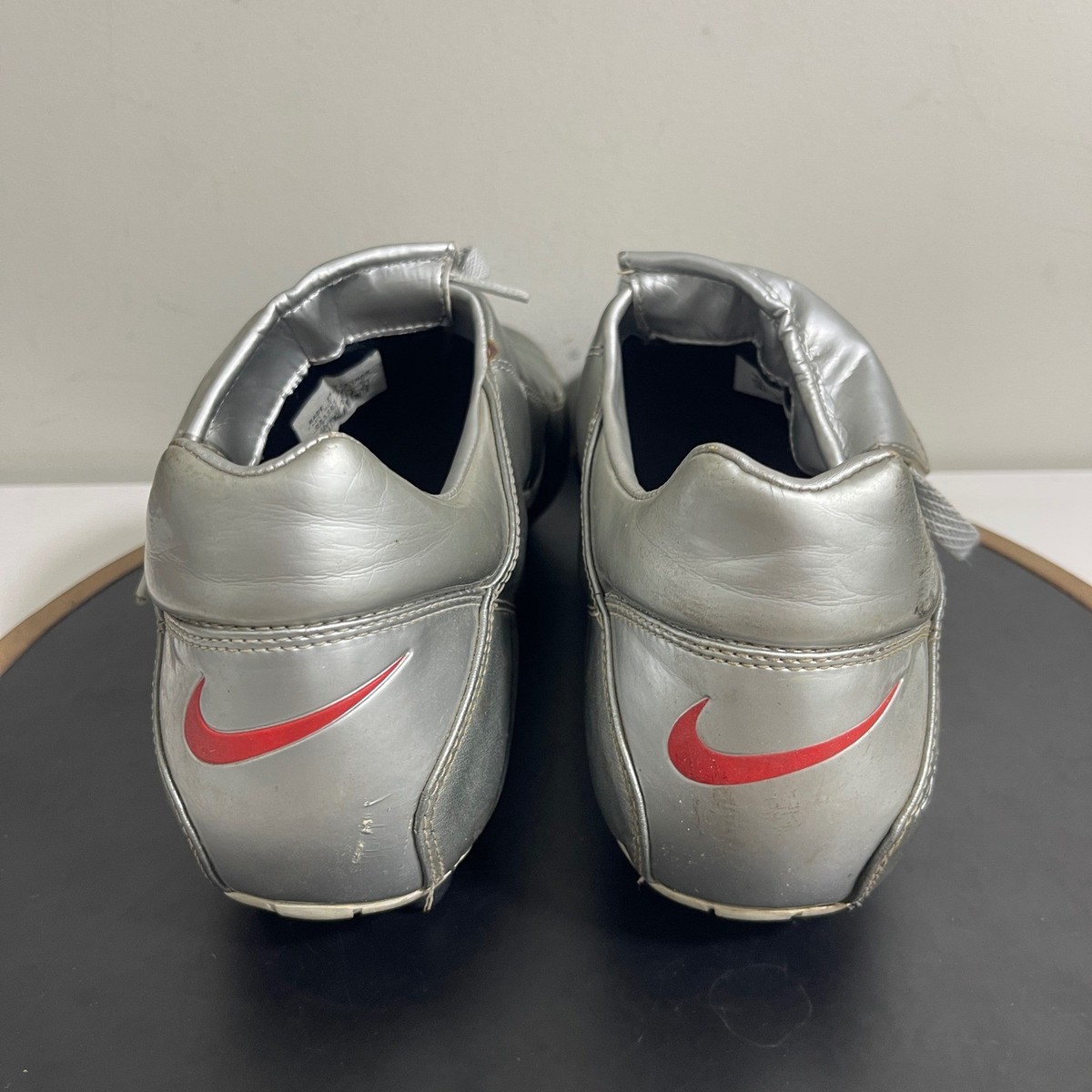 Nike Total 90 III FG Soccer Cleats US 13 Silver White Red  display picture 1