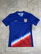 USMNT Nike Dri Fit 2024 Stadium Away Jersey Mens Size Small Blue Soccer NWT