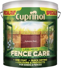 Cuprinol LMFCAR6L 6 Litre Less Mess Fence Care - Autumn Red