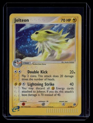 2003 EX - Sandstorm Jolteon Stage 1/Rare Holo #6