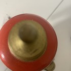 11” Red Gold Nutcracker  Black Beard Hair Accents VG — photo 7