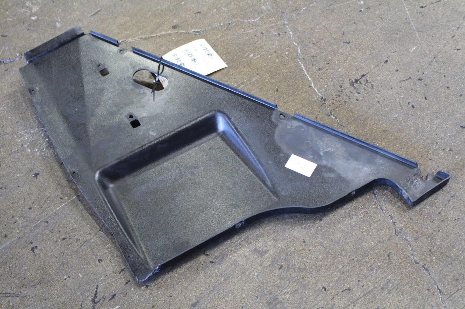 Lamborghini Murcielago LP640, LH, Rear Lower Under Tray, Used, Dmg, 410825215A