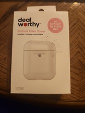 Dealworthy AirPods Case Cover Clear Fits 1st  2nd Gen New Sealed Fast Ship