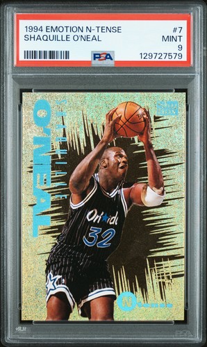 1994 E-MOTION N-TENSE #7 SHAQUILLE O'NEAL PSA 9