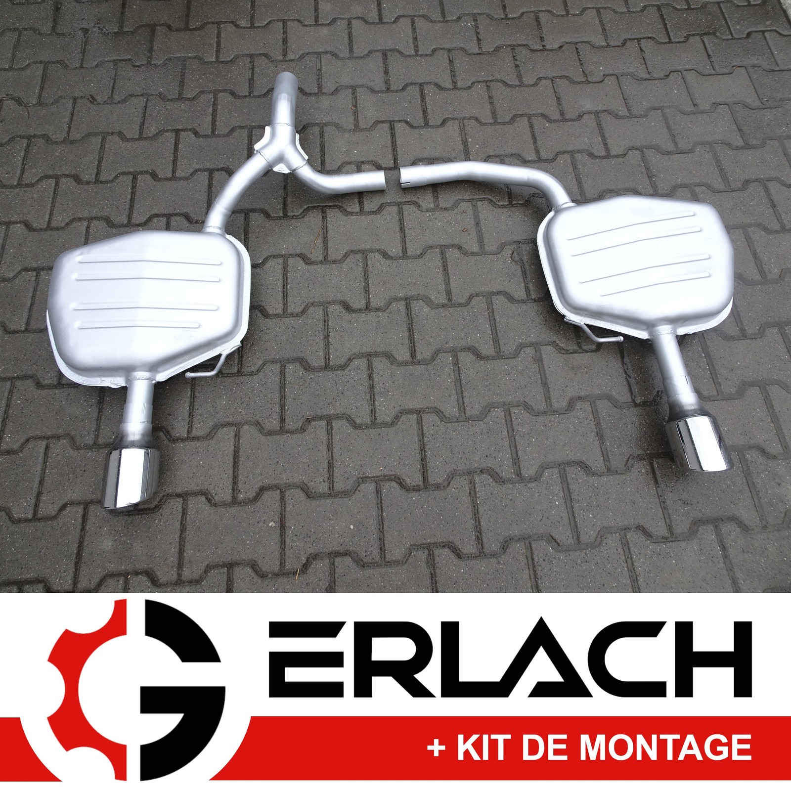 Echappement silencieux Volvo V70 III 2.5 T D5 9713 ligne arriere berline