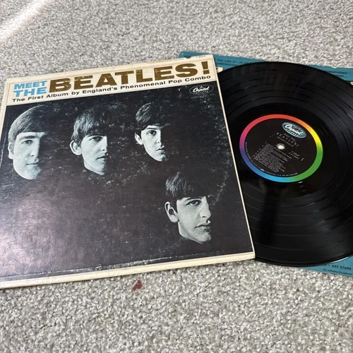 The Beatles - Meet The Beatles 1964 Vinyl LP Capitol T-2047 Mono Scranton Press