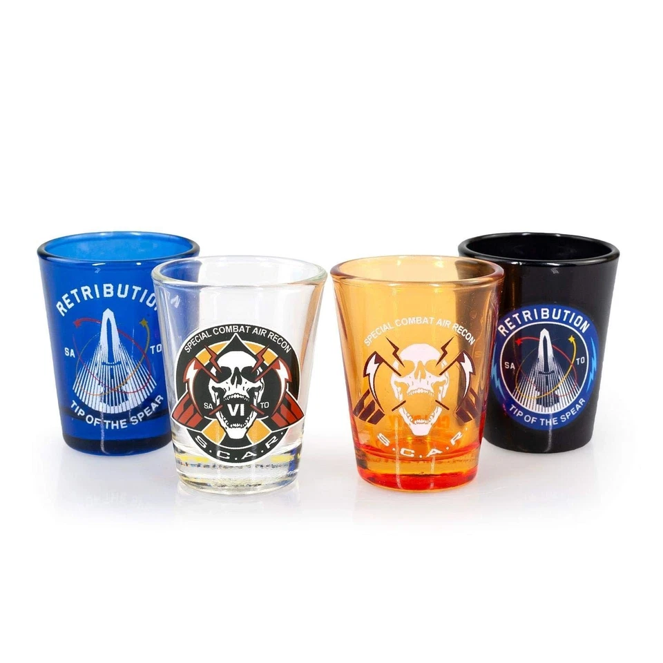 Exclusive Call of Duty: Infinite Warfare Shot Glasses | Collector's Set of 4 ... - Image 2 of 4