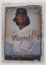 2021 Topps Archives Snapshots Tintype Titans 20/50 Sixto Sanchez #TT-SS Auto he0