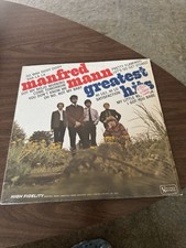 Manfred Mann :  Greatest Hits First Press Lp 1966 In Shrink! Ex- Crisp!