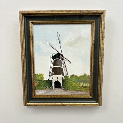 Elegant Landscape Oil Painting ''Canvas Back'' Expressive Small Art