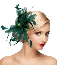 Fascinator Hat Headpiece Womens 20s Vintage Wedding Hair Accessories for