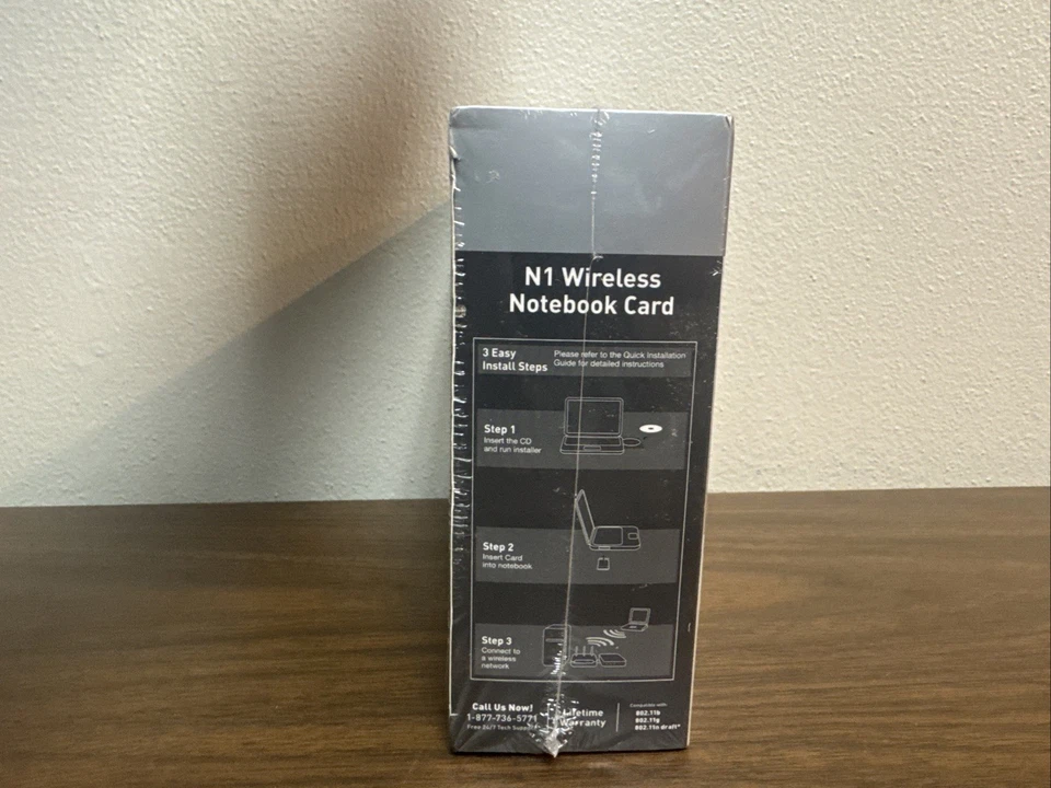 Belkin N1 Wireless Notebook Card F5D8071 MIMO PC CardBus Adapter - Image 4 of 4