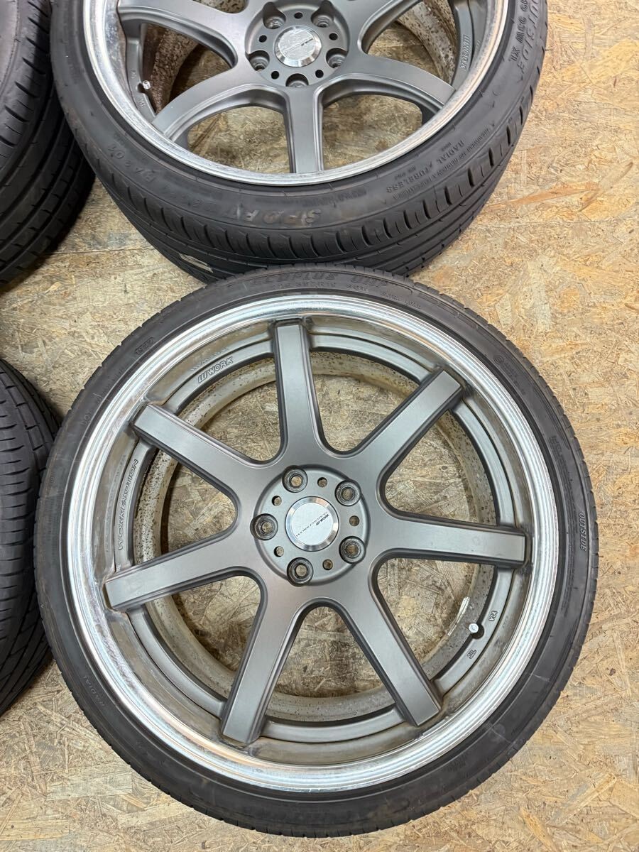 WORK emotion T7R 2P F(19×8.5J+15)×2,R(19×9.5J+13)×2,5H×114.3