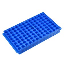96-Well Double Panel Plastic Centrifuge Tube Rack 11.5mm/7.5mm Hole Dia