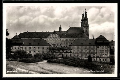 Banz/Maintal, Banz Castle, postcard 1940 