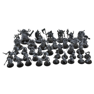 All 41 Nurgle models (unassembled) Warhammer Quest Darkwater
