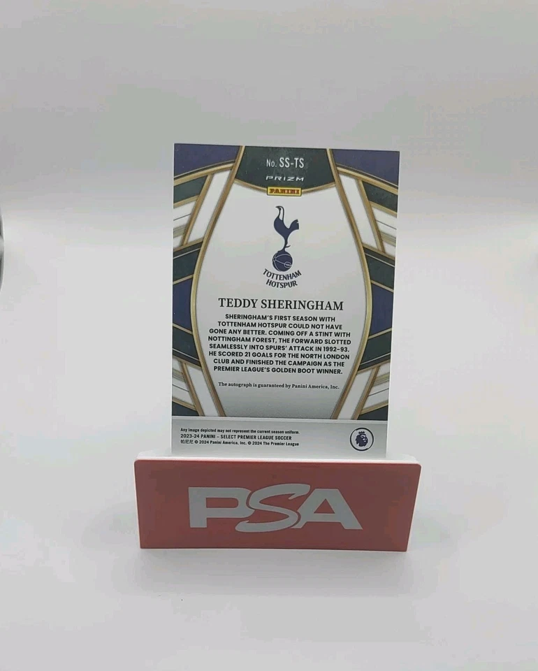 2023-24 Panini Select Premier League Teddy Sheringham Auto Tottenham - Image 2 of 3