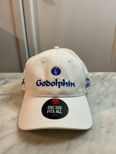 Godolphin Racing Dubai Fly Emirates Under Armour White Hat Cap one size Bnwt 