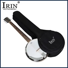IRIN 5 String Banjo Case Carrying Bag Black Waterproof Oxford Backpack Portable
