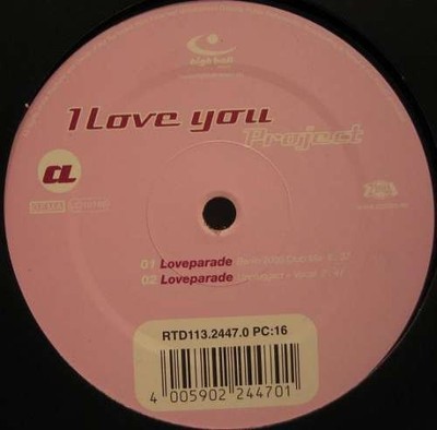 I Love You Project - Hey Raver (Wait At The Loveparade) 12'' Vinyl Electro 216355