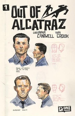 OUT OF ALCATRAZ #1 VARIANT CVR D INC 1:10 TYLER CROOK SKETCHBOOK VARIANT PREORDE